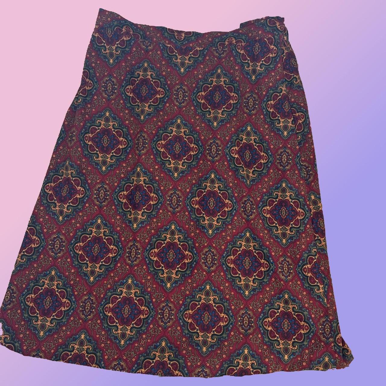 Appleseed brand paisley print skirt size 10. No... - Depop