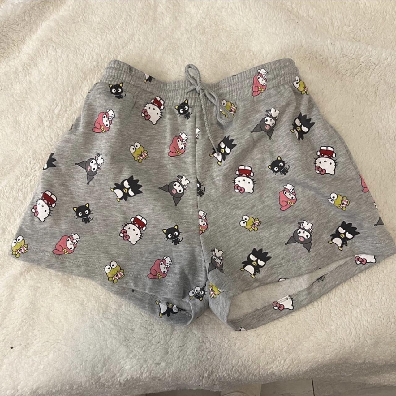 Hello kitty shorts super cute size large #hellokitty - Depop