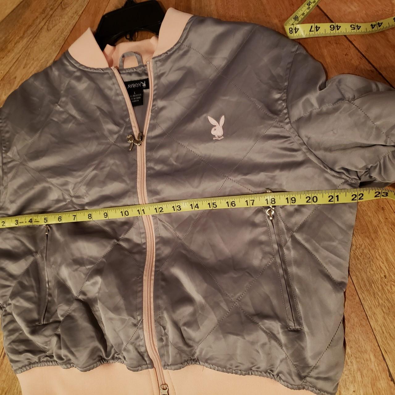 ジャケット・アウター vintage PLAYBOY reverseble jacket ct2 Playboy Vintage 90's Reversible Varsity Jacket Size Small