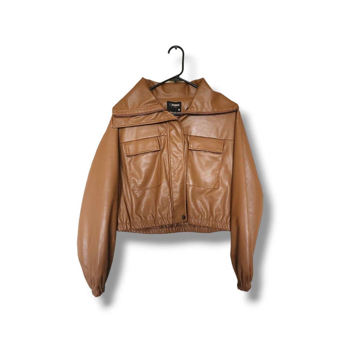 ci sono faux leather jacket