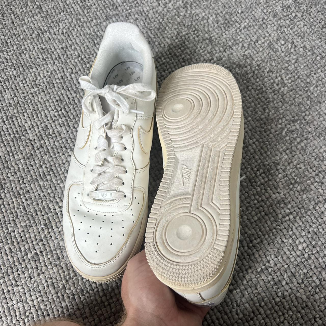 Nike Air AF1 cream. Brand new. Only tried on basically. - Depop