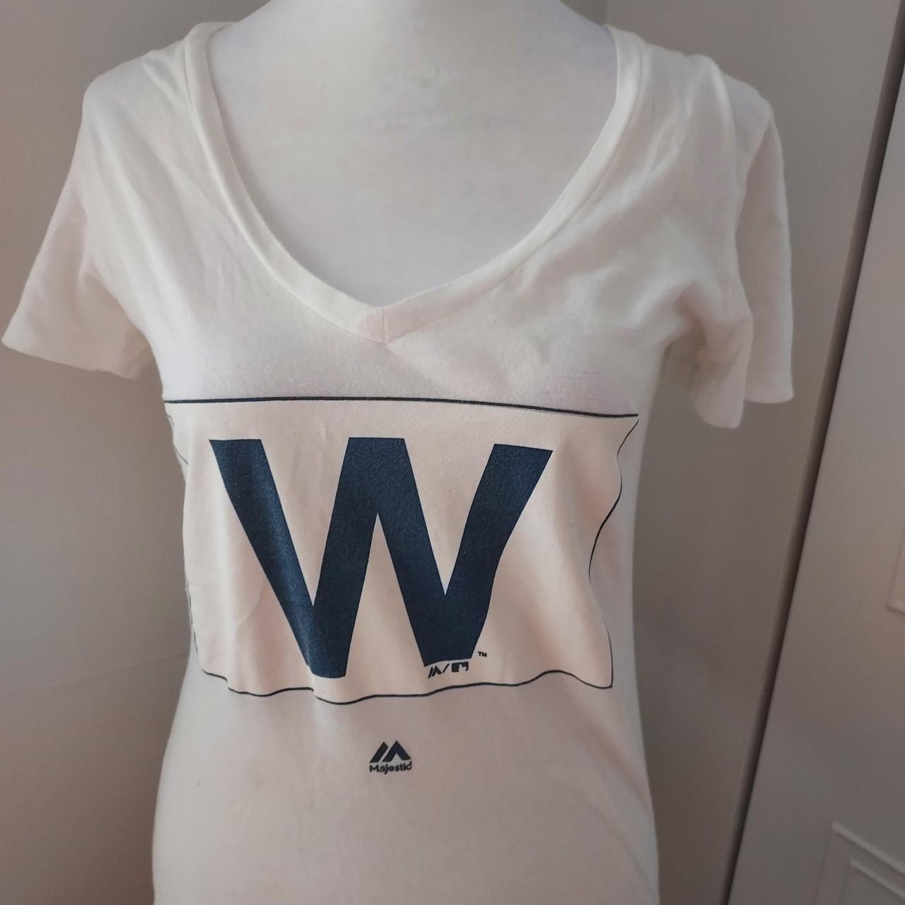 Chicago Cubs W Win Flag Shirt 