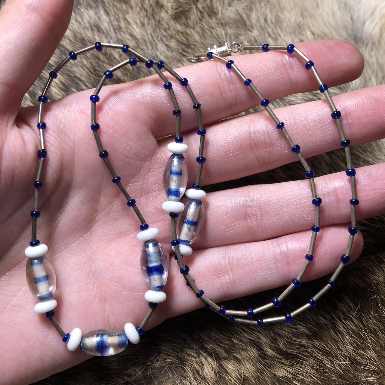 Silver Beaded Necklace