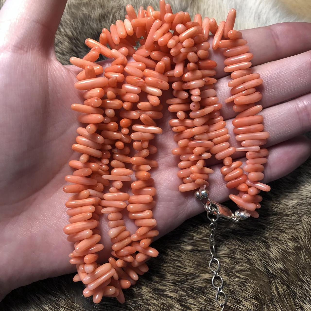 Antique Coral and Old Cut Diamond Beaded Necklace For Sale at 1stDibs |  victorian beads jewellery, victorian beaded jewelry, victorian coral