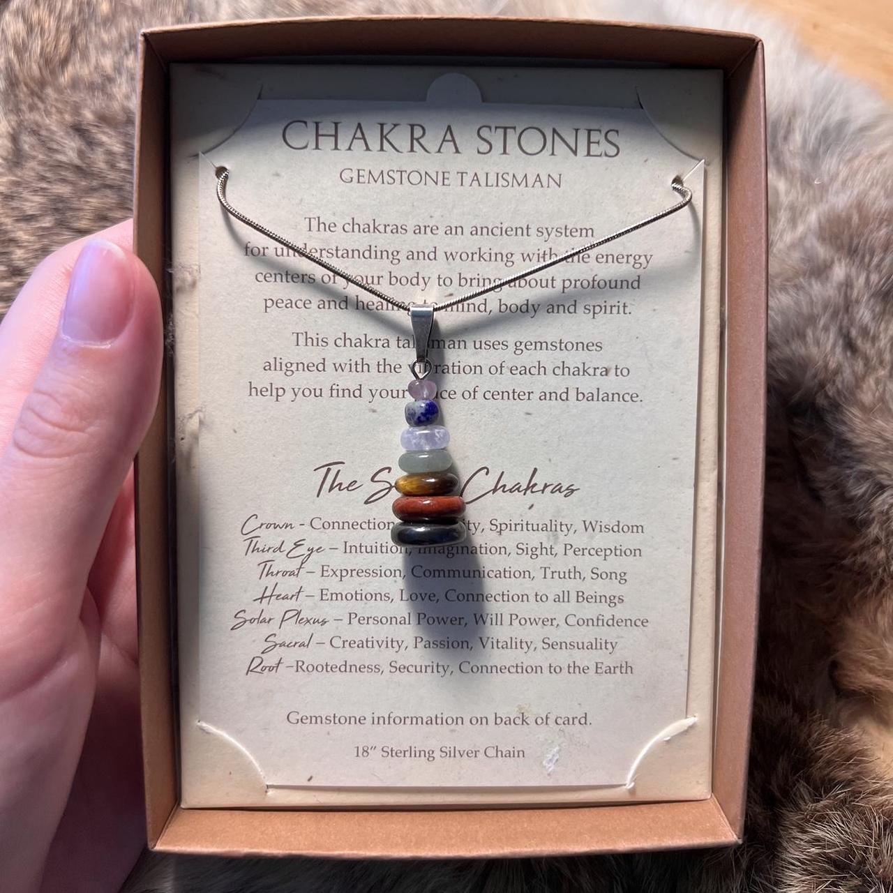 New in box Stone Circle Studio chakra gemstone stack