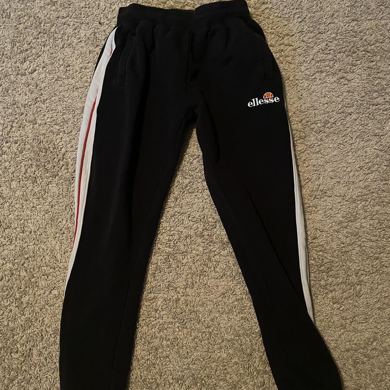 Ellesse Men's Black and White Joggers-tracksuits (2)