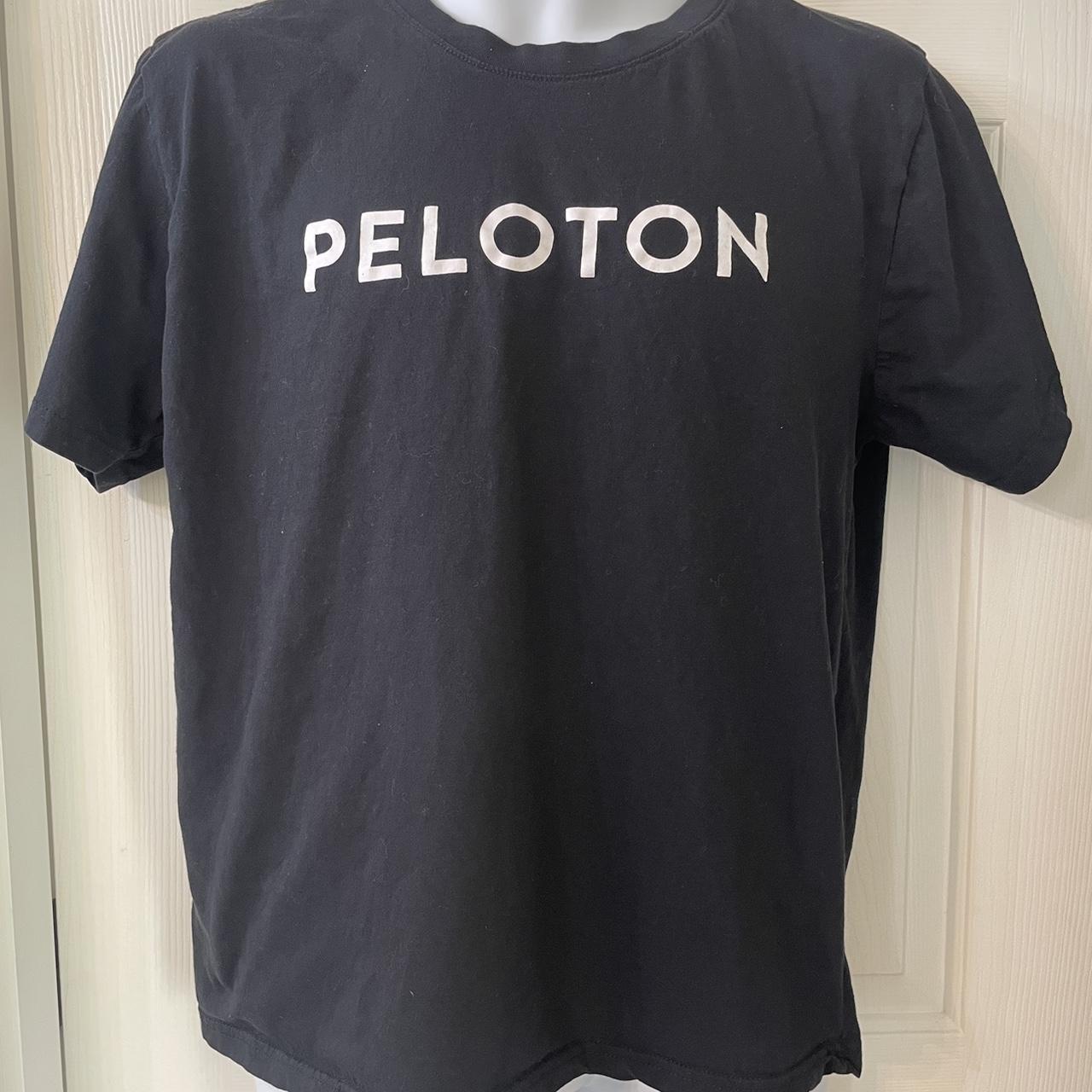 Peloton Reach 100 classic short-sleeve tee, black. - Depop