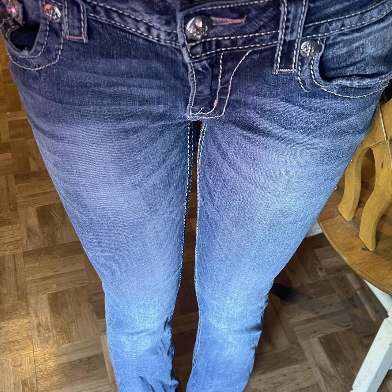 Miss Me Women's Blue Jeans | Depop