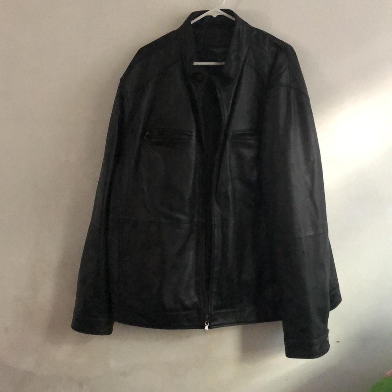 Pronto Uomo leather jacket size 4X black and color