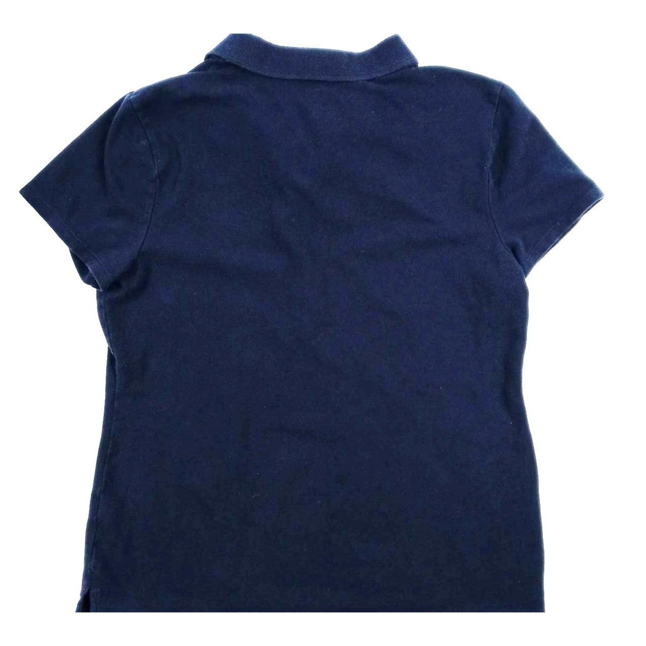 Croft & Barrow Women's Navy Polo-shirts | Depop