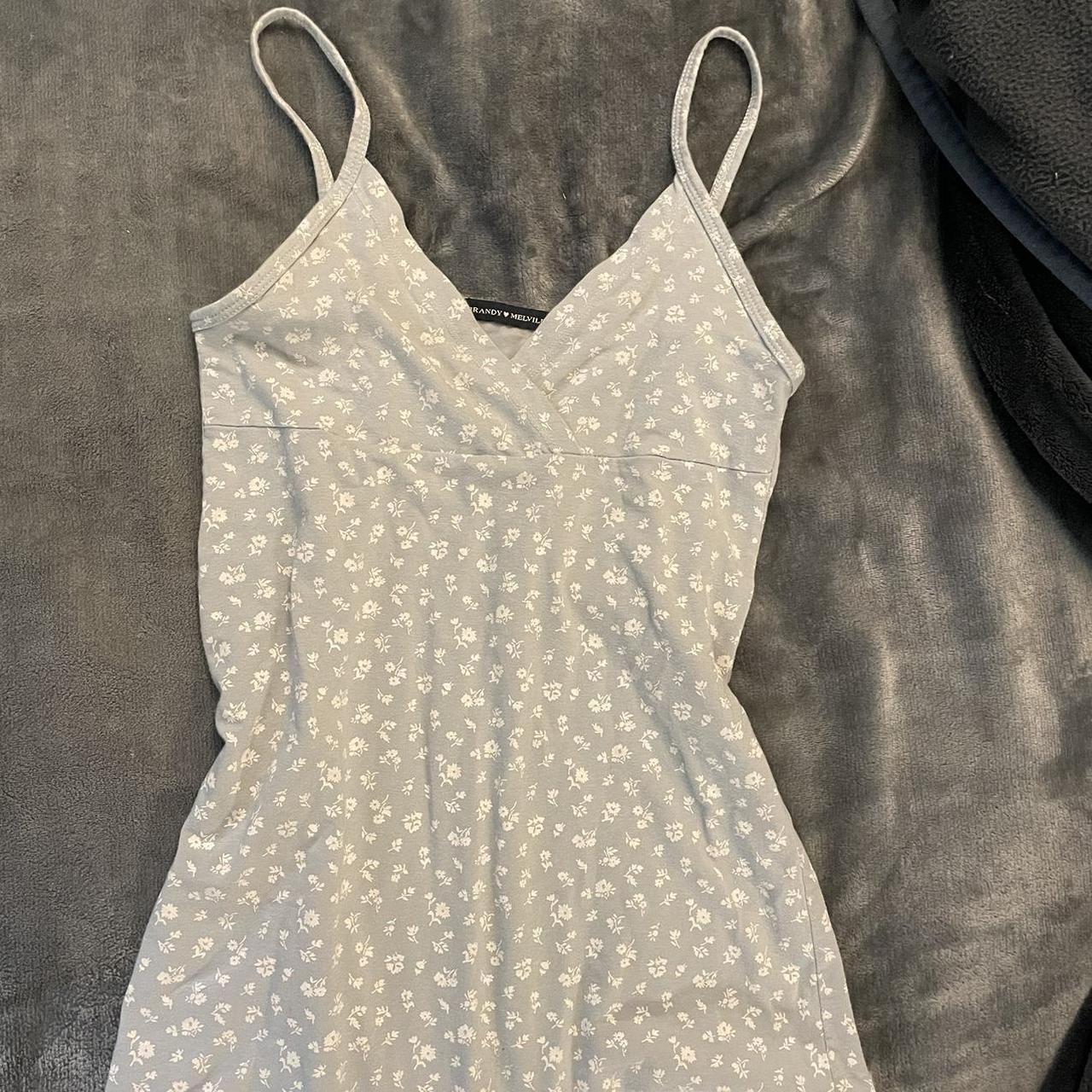 Brandy Melville Light Blue & White Summer Floral Amara Dress ~ Womens S (?)  - $18 - From Susan