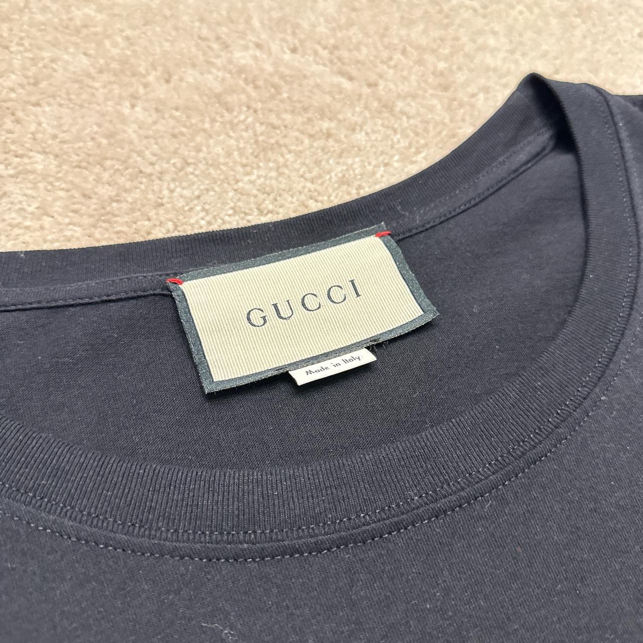 Gucci Men S Black And Red T Shirt Depop