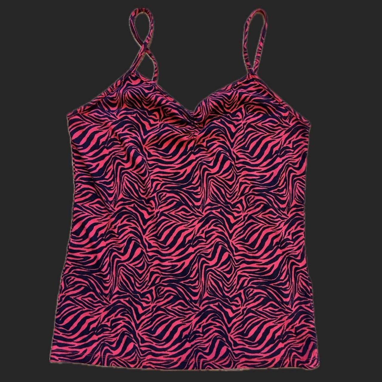 NO BOUNDARIES 2000s zebra print cami! size xl but... - Depop