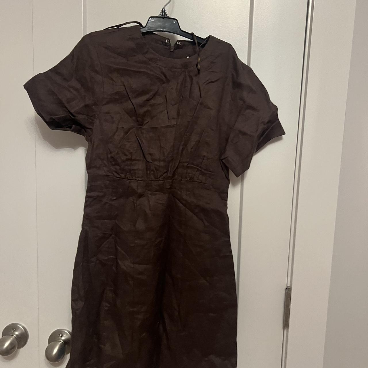 brown mini dress ⭐️us size 2 ⭐️mini dress ⭐️brand:... - Depop