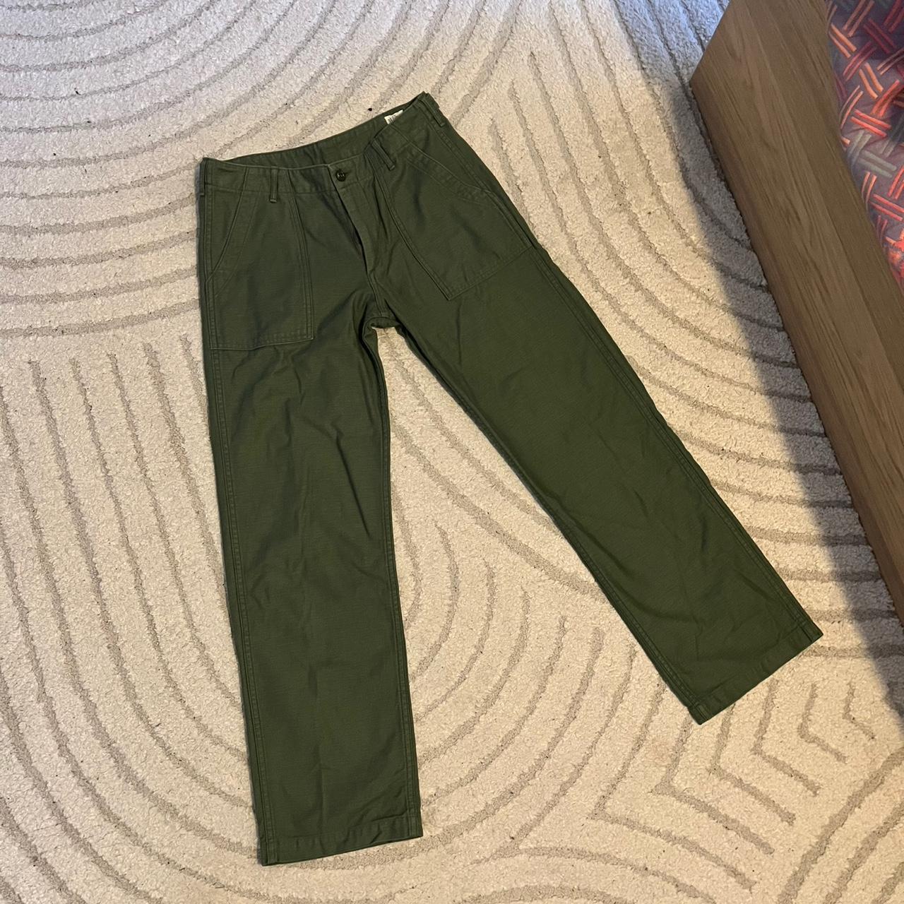 orslow slim fit fatigue pants