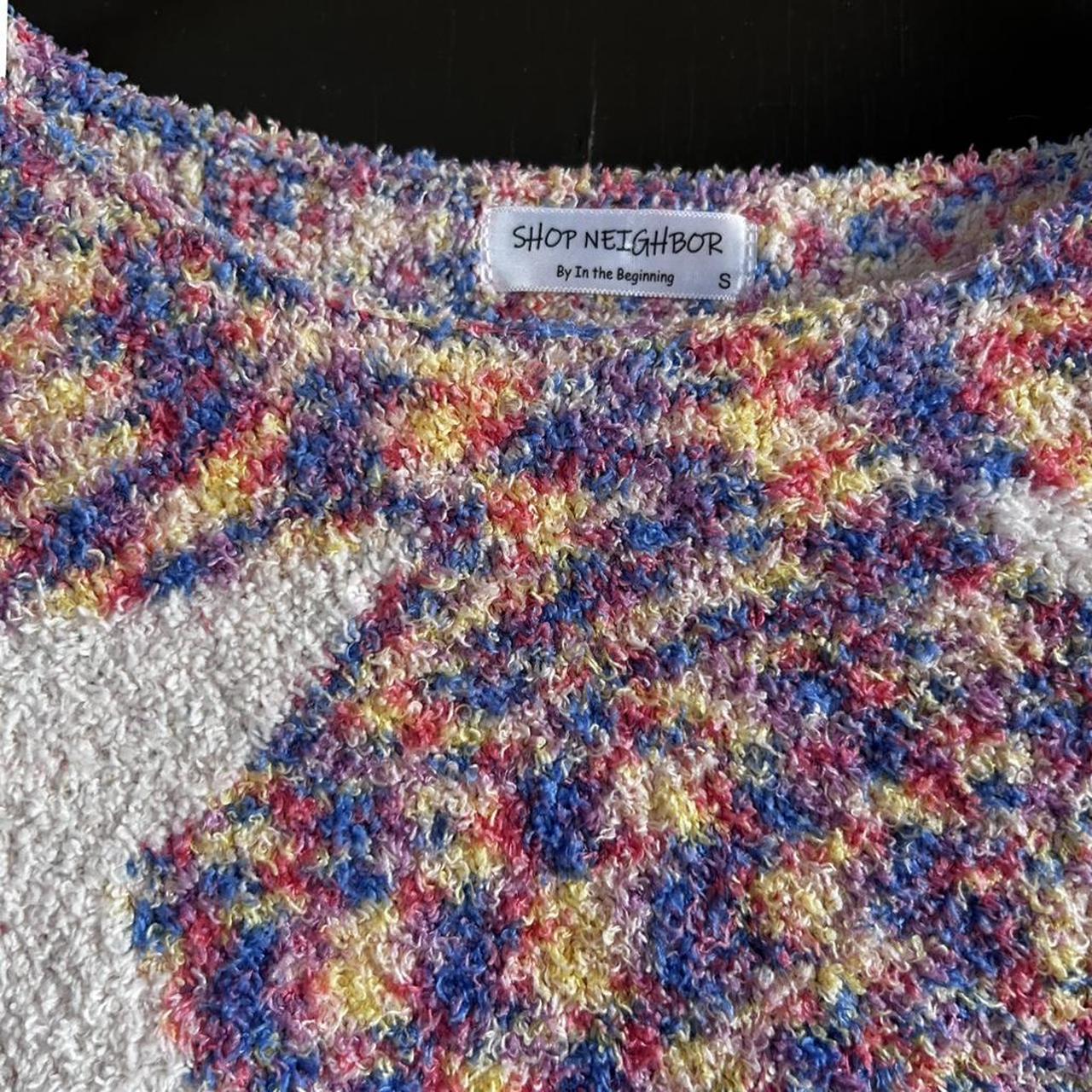 Women's Sweater - Multi - S – Soft and fuzzy mult… - image 2