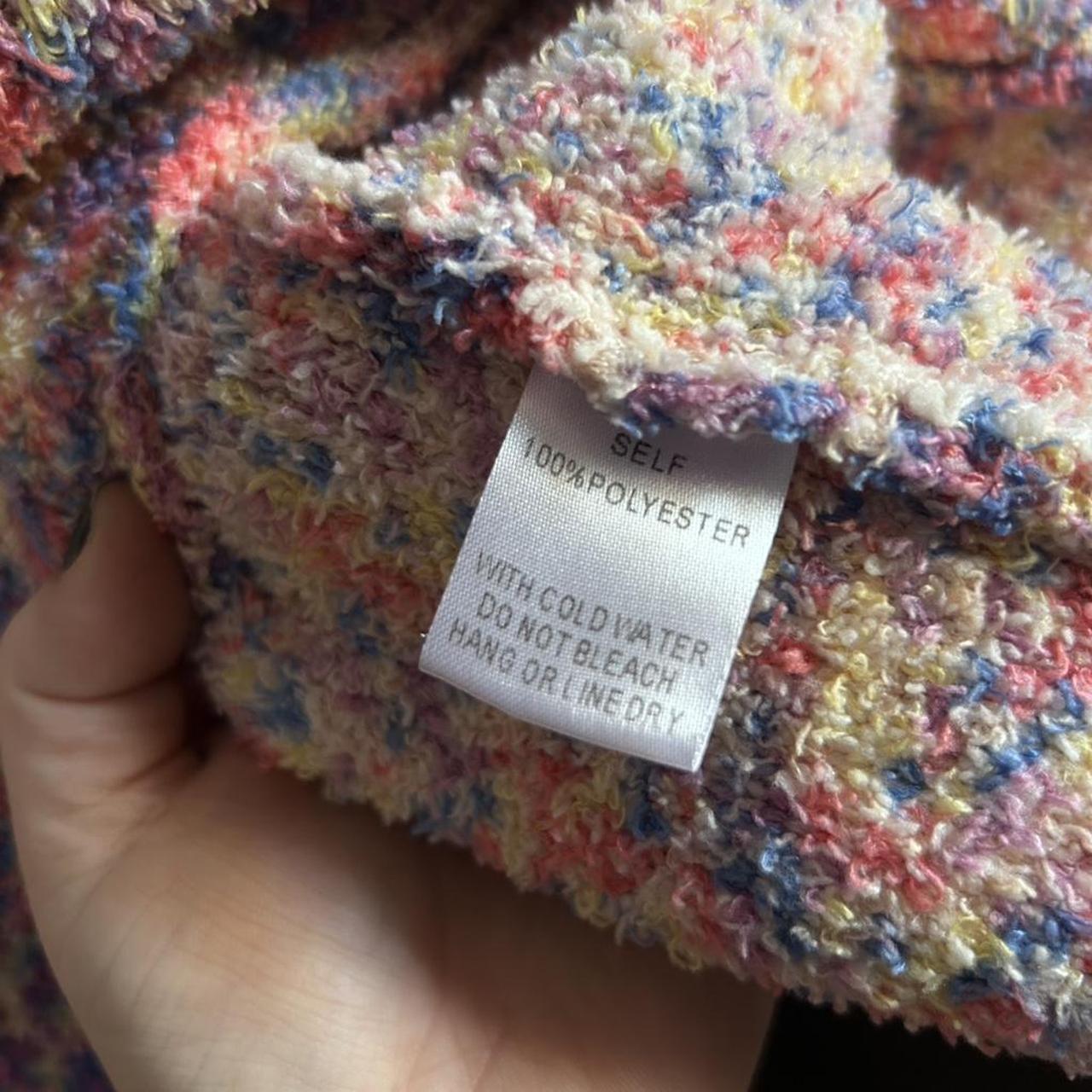 Women's Sweater - Multi - S – Soft and fuzzy mult… - image 3