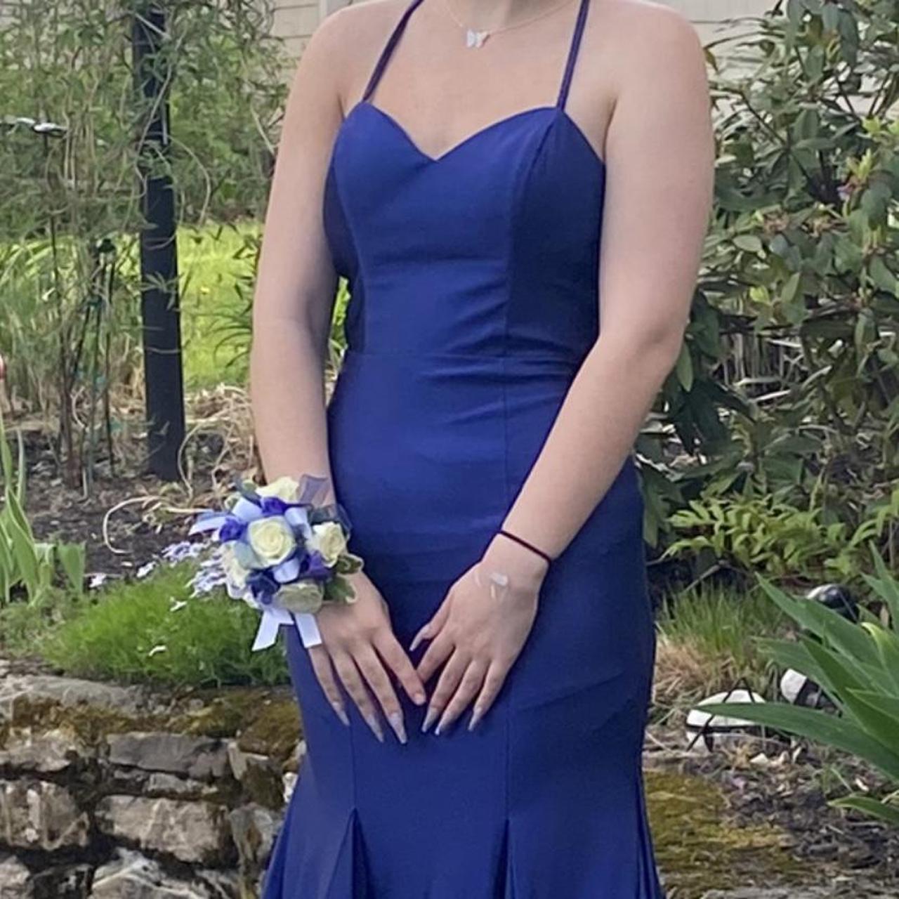 David's bridal 2025 royal blue dress