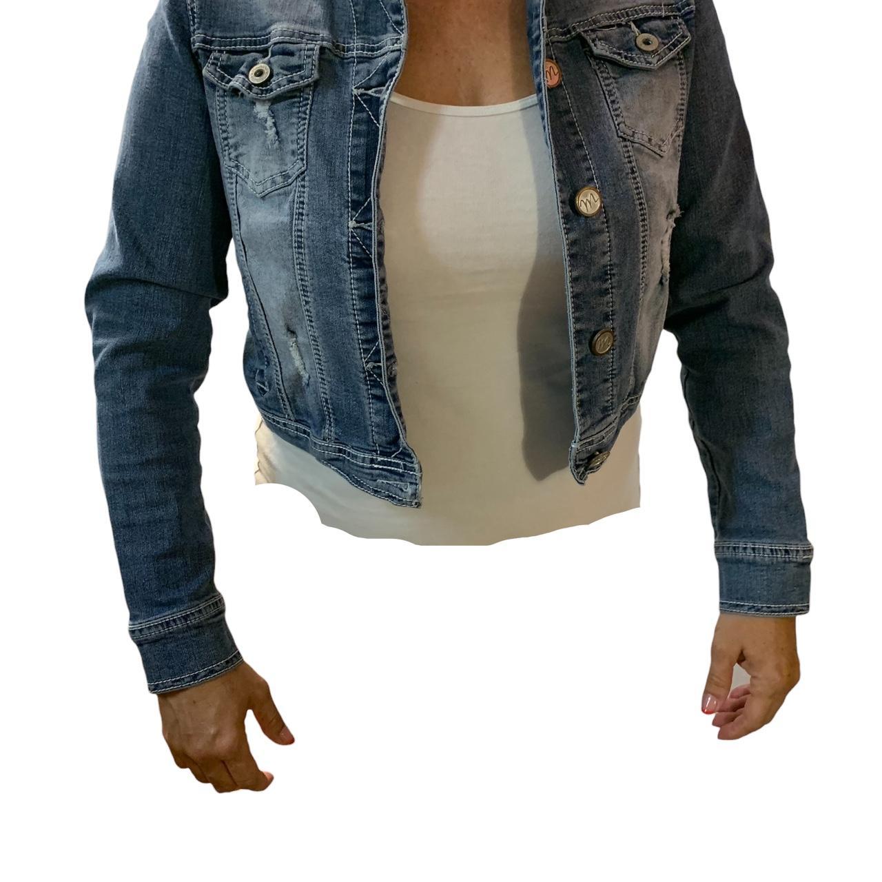 Maurices Women's Blue Jacket Depop