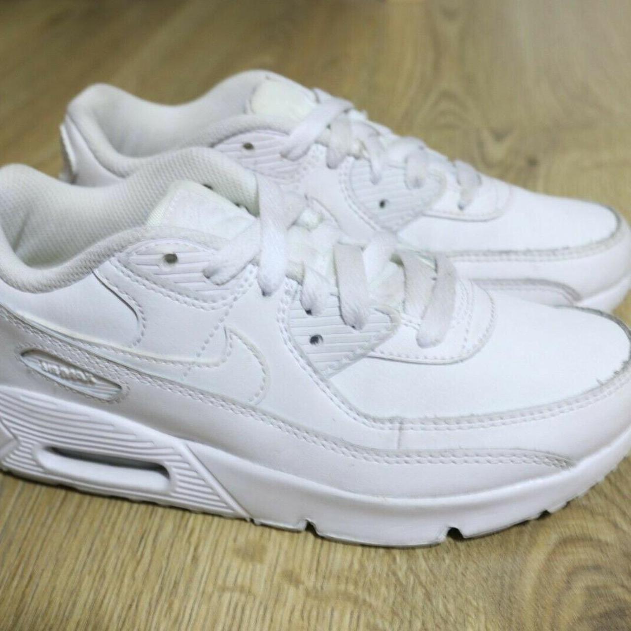 Nike Air Max 90 Children White Size 2 Selling this Depop