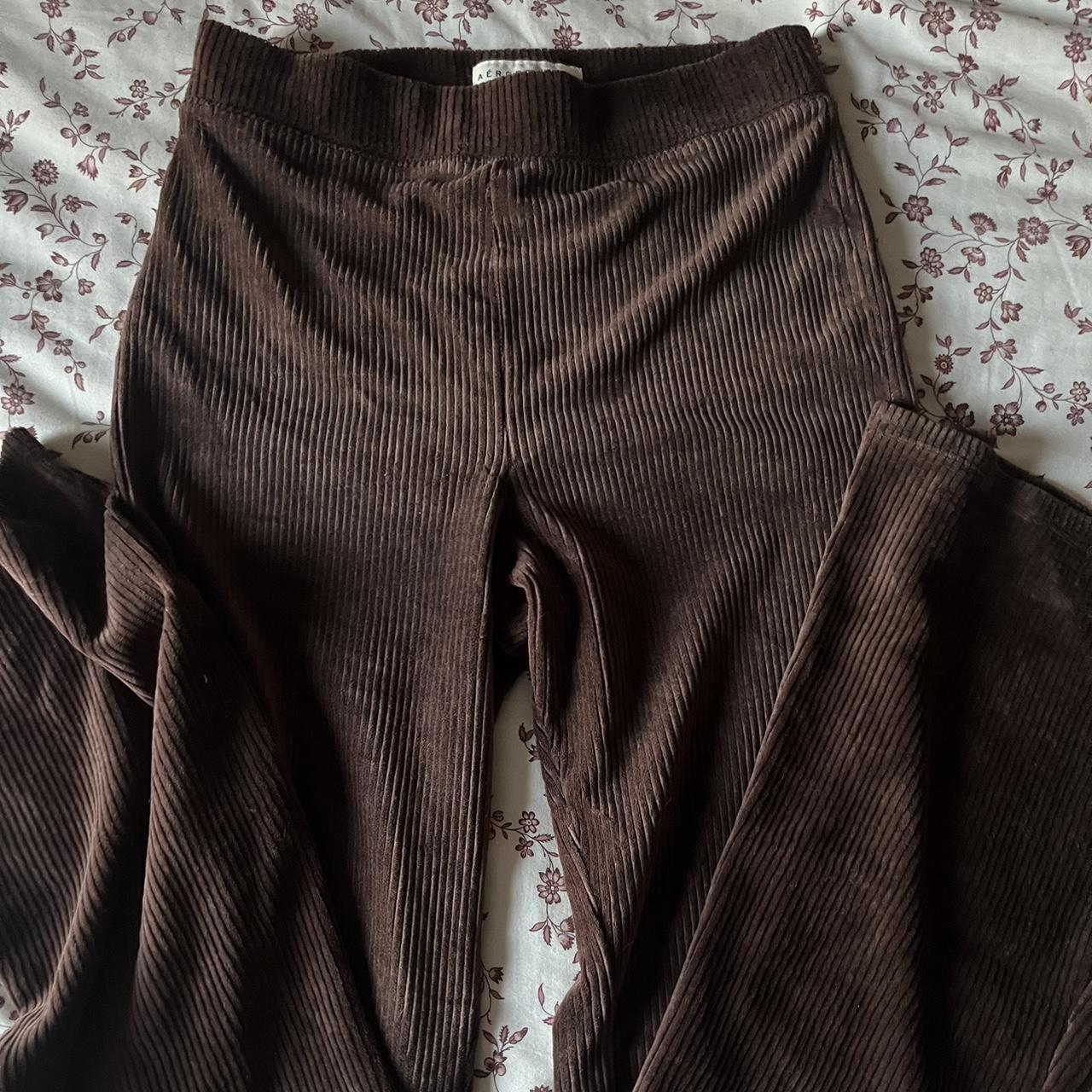 cute brown aeropostale flared leggings🤎 Depop