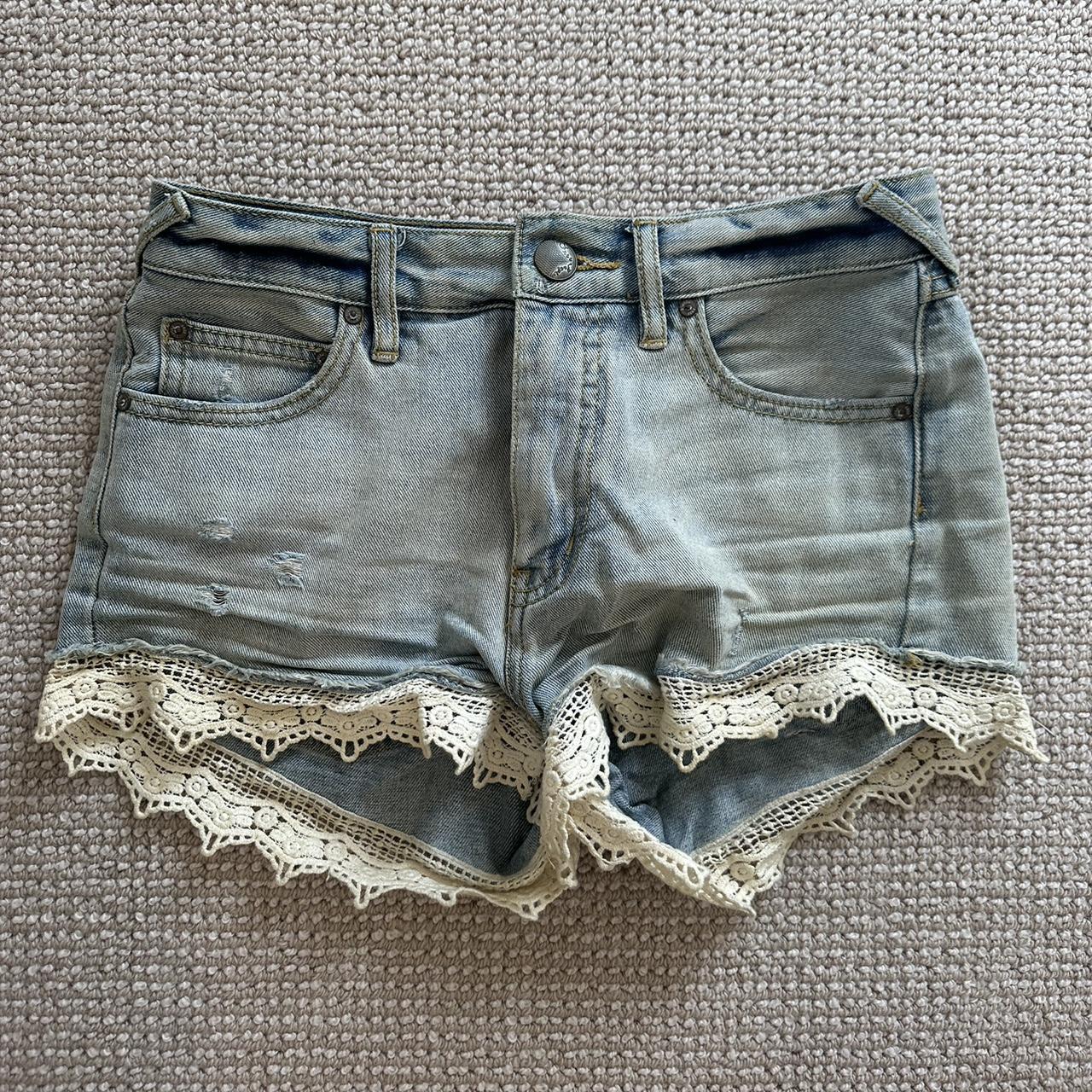 Free People Women's Shorts | Depop