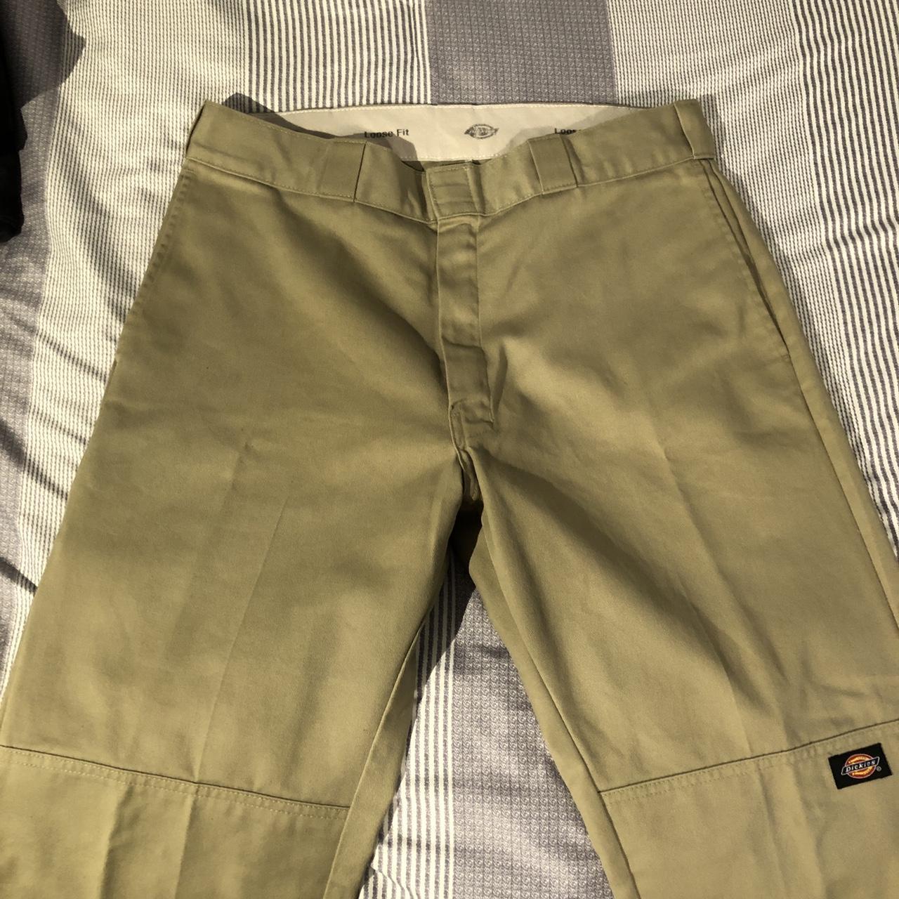 Dickies Men's Khaki Trousers | Depop