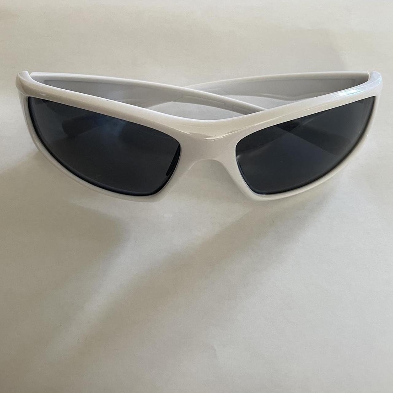 White sunglasses + bag kit - Depop