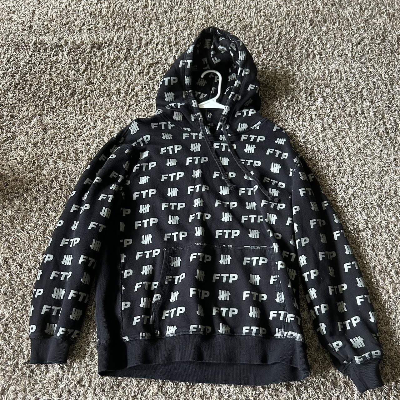 FTP x Undefeated Allover Hoodie, Size Medium, Can...