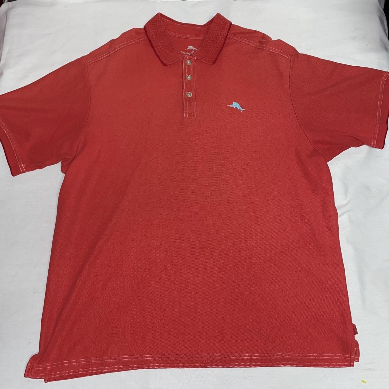 Tommy Bahama Men's Red Polo-shirts | Depop