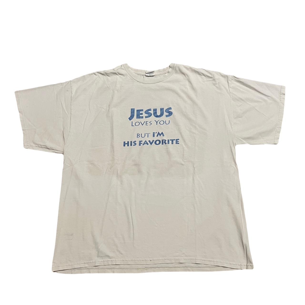 *JESUS LOVES YOU TEE* - “Jesus loves you, but I’m... - Depop