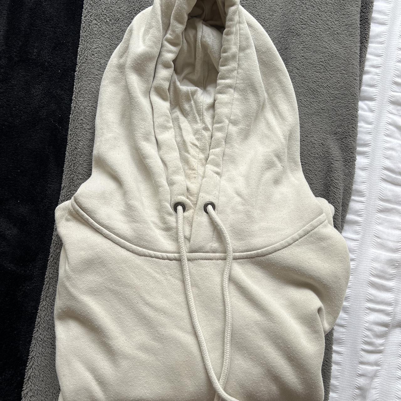 Plain white Connor hoodie - Depop