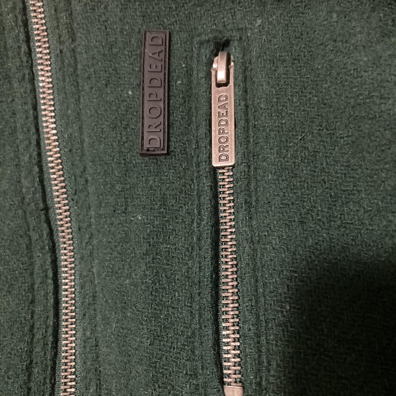 ジャケット・アウター DROP DEAD CLOTHING  Parka Green M Drop Dead green parka, like new, no flaws. The tag | Depop