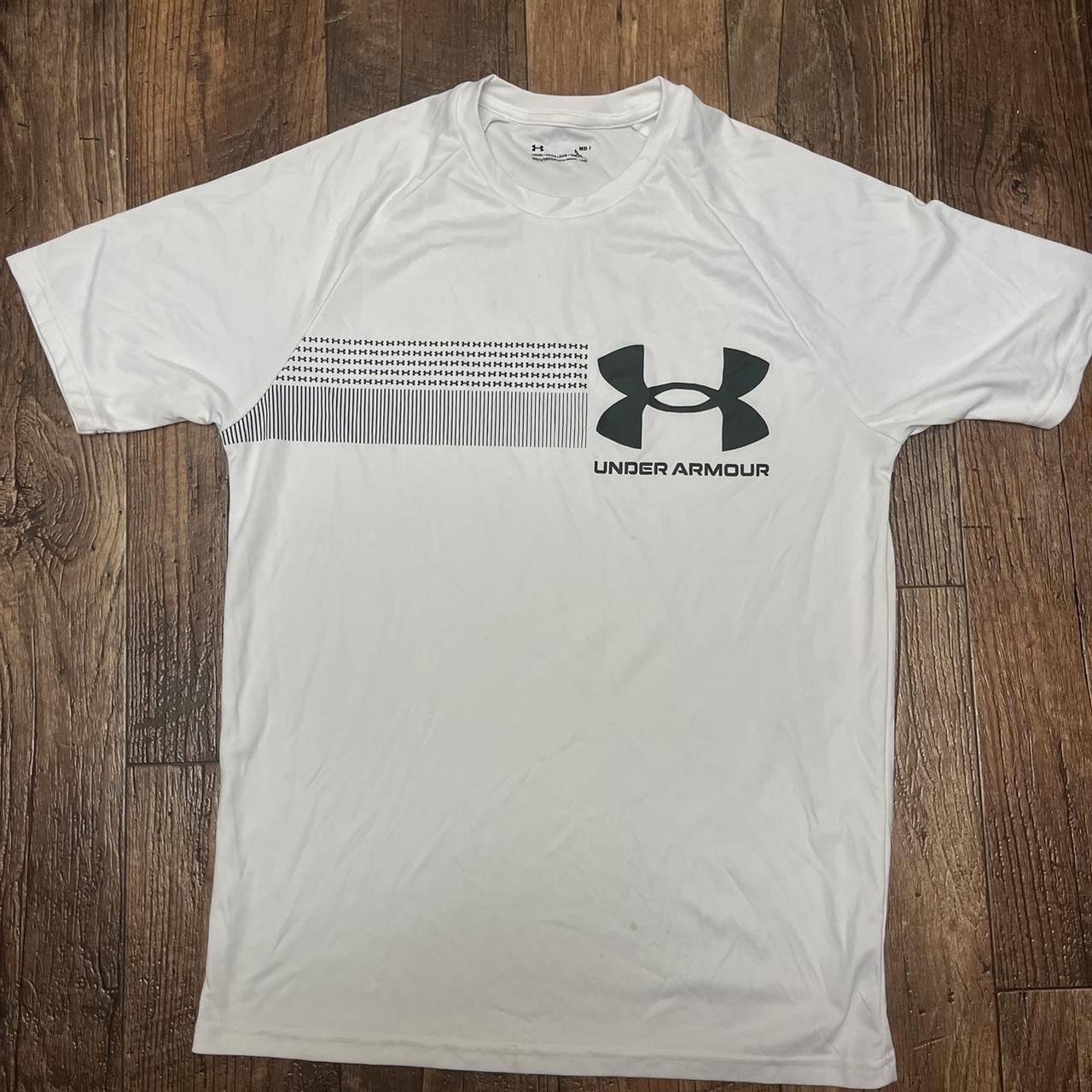 Under Armour Fitness Casual Athletic Fit Tee Size: - Depop
