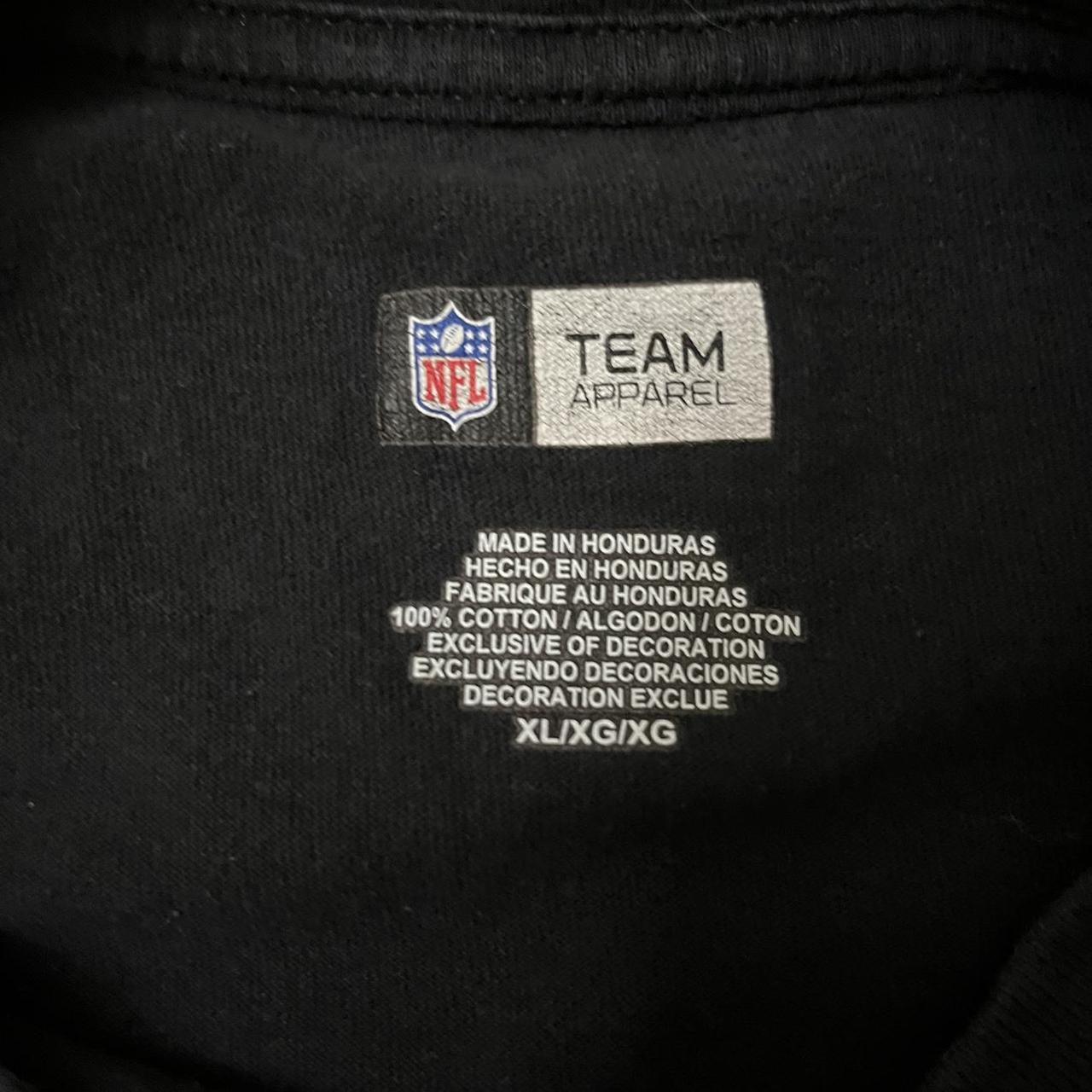 Raiders nfl team apparel brand shirt