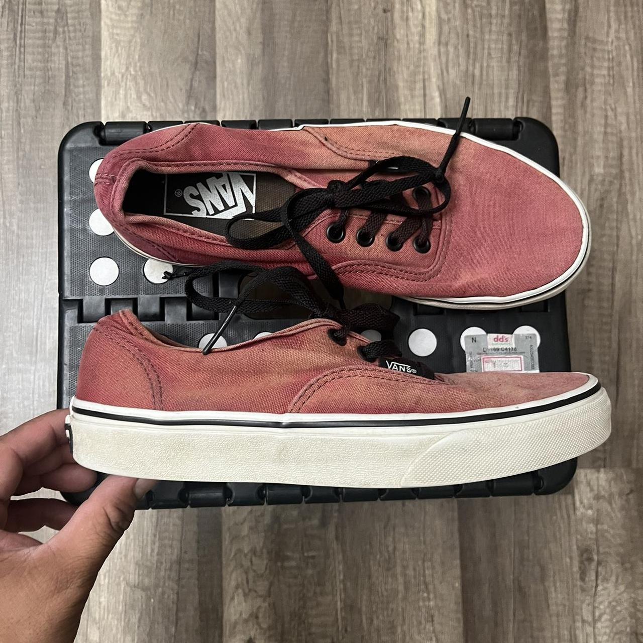 Faded 2025 red vans