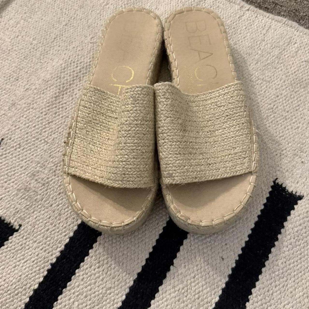 Women's Slides - Tan/Cream - US 8 – Beach by Matt… - image 2