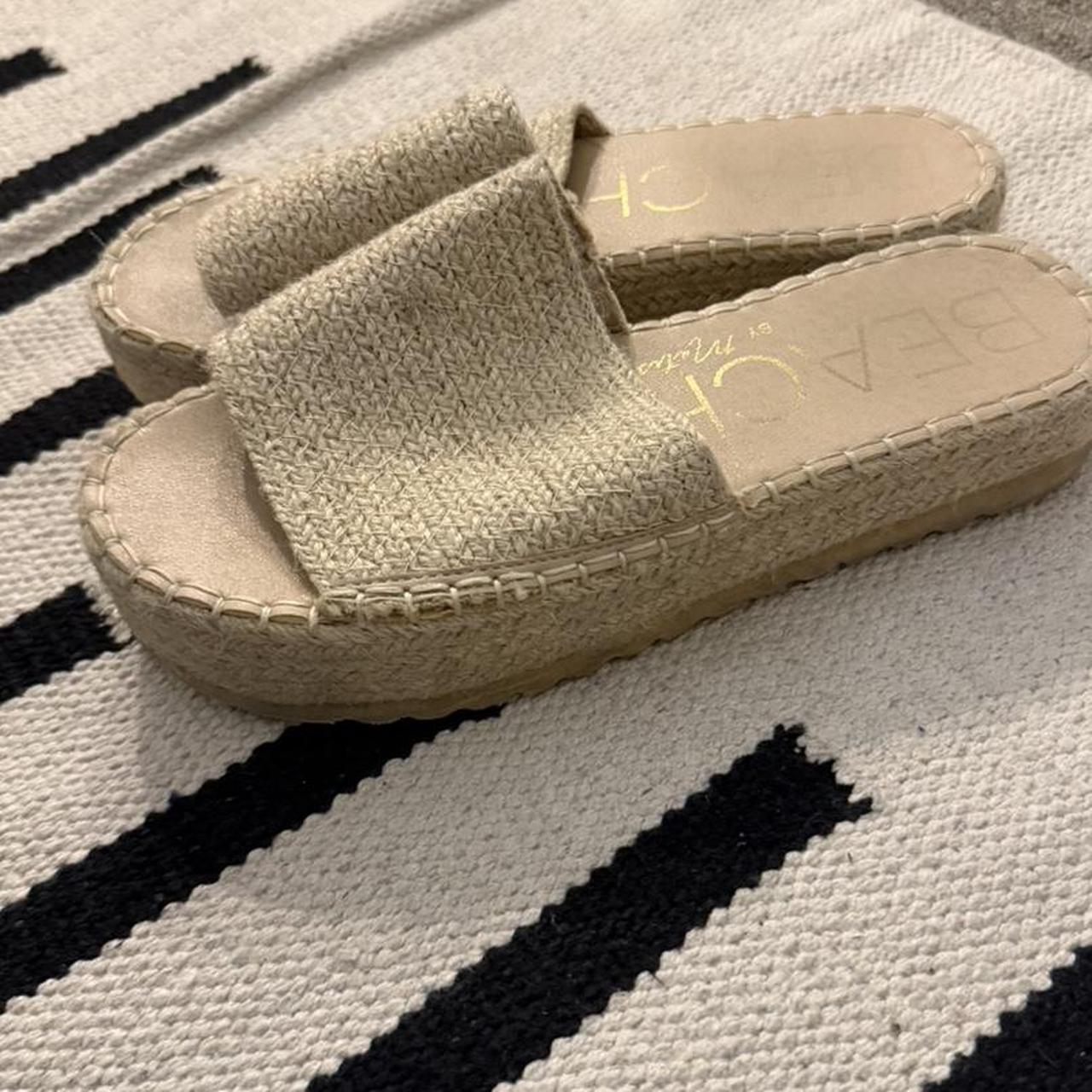 Women's Slides - Tan/Cream - US 8 – Beach by Matt… - image 4