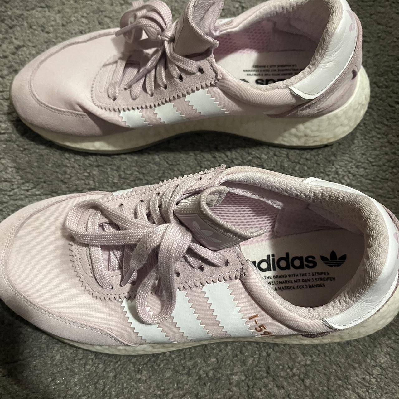 Adidas Women's Pink Trainers | Depop