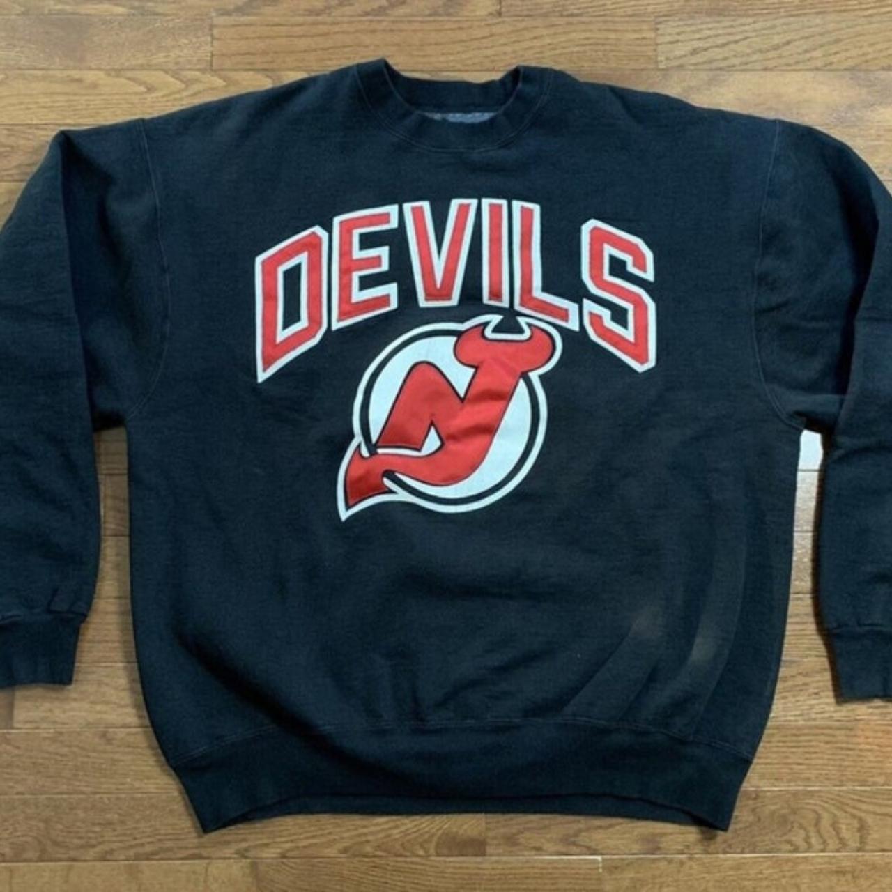 New jersey best sale devils crewneck sweatshirt