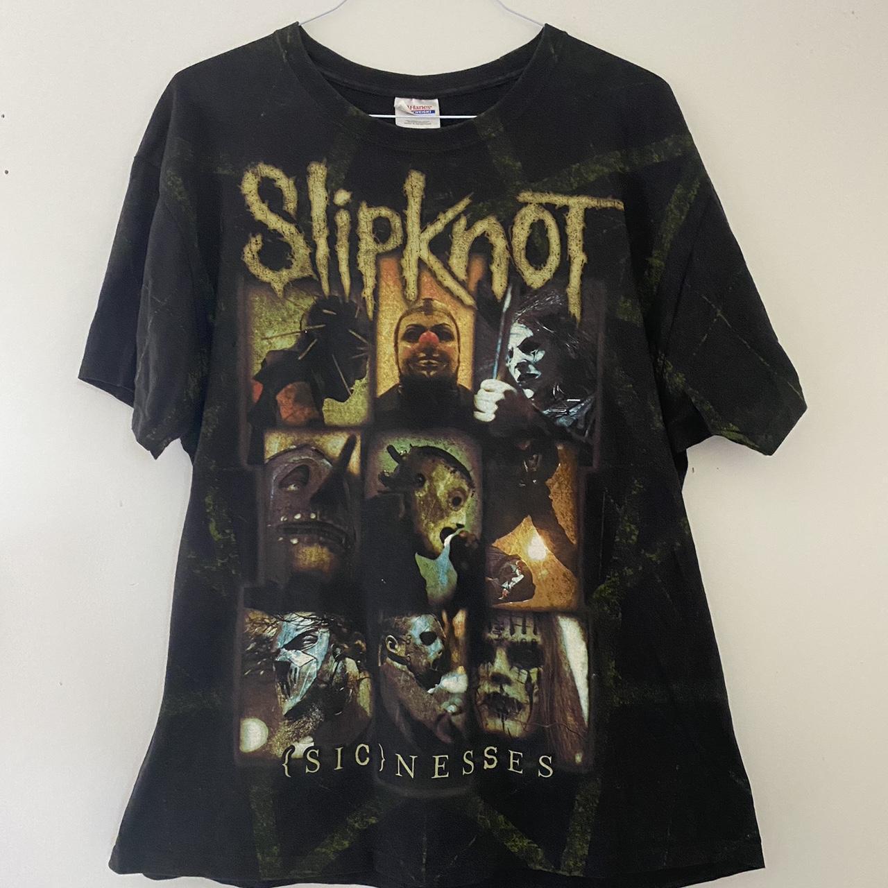 Slipknot Sicnesses AOP promo tee #slipknot #metal... - Depop