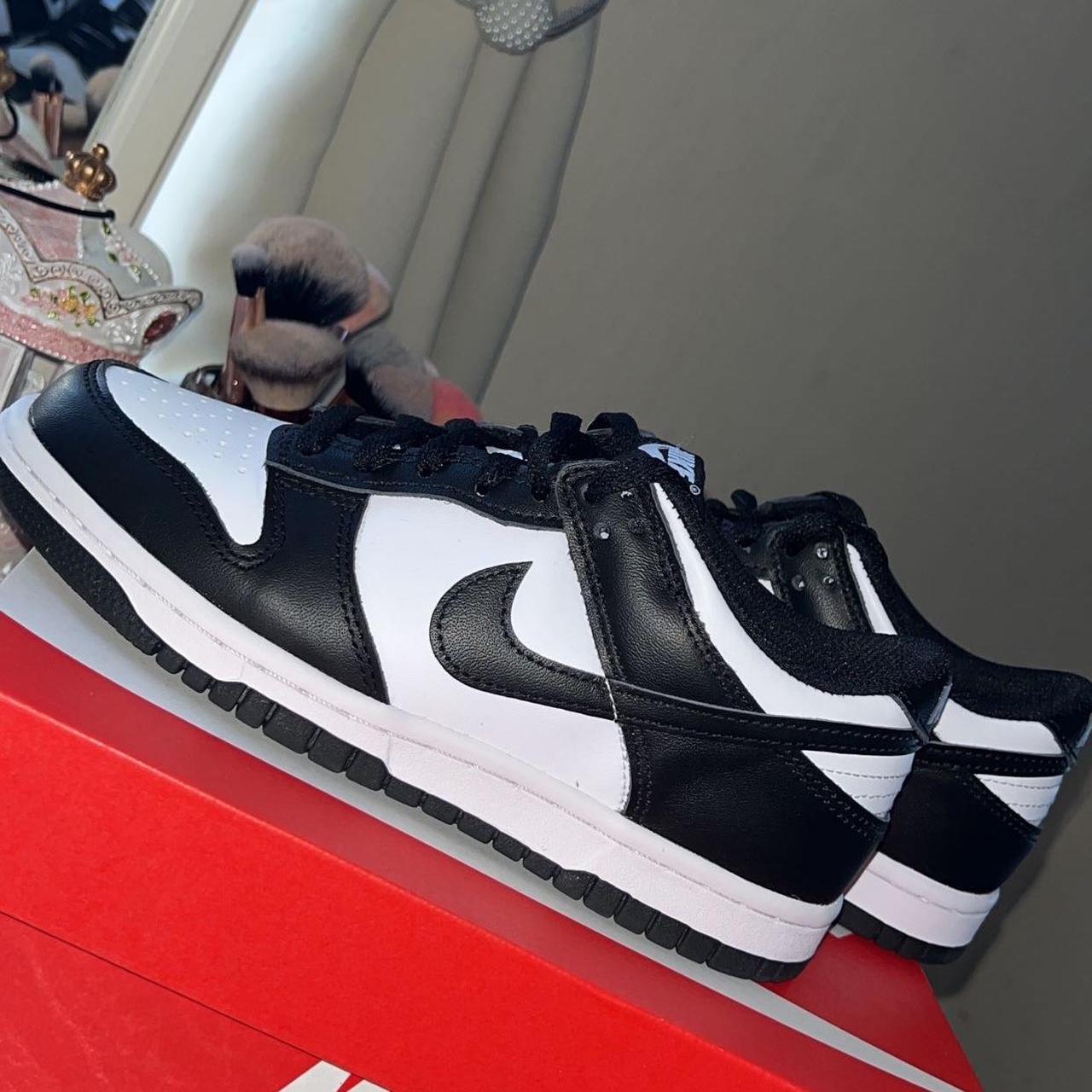 Message Nike Dunk Low Pandas Womens Mens And Gs All Depop