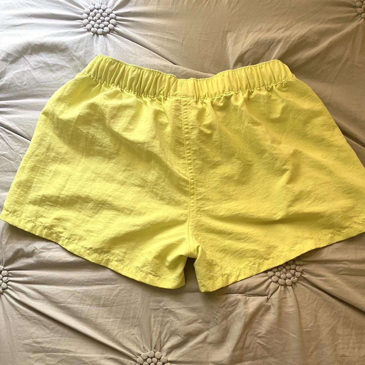 Patagonia Women's Yellow Shorts | Depop