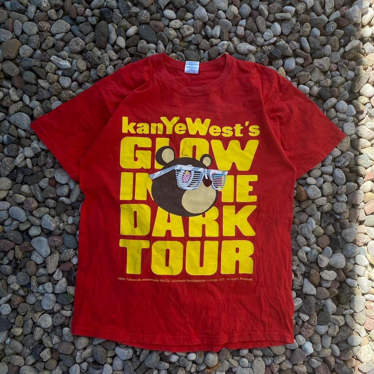 Kanye West Glow in the dark tour t shirt, large, 72...