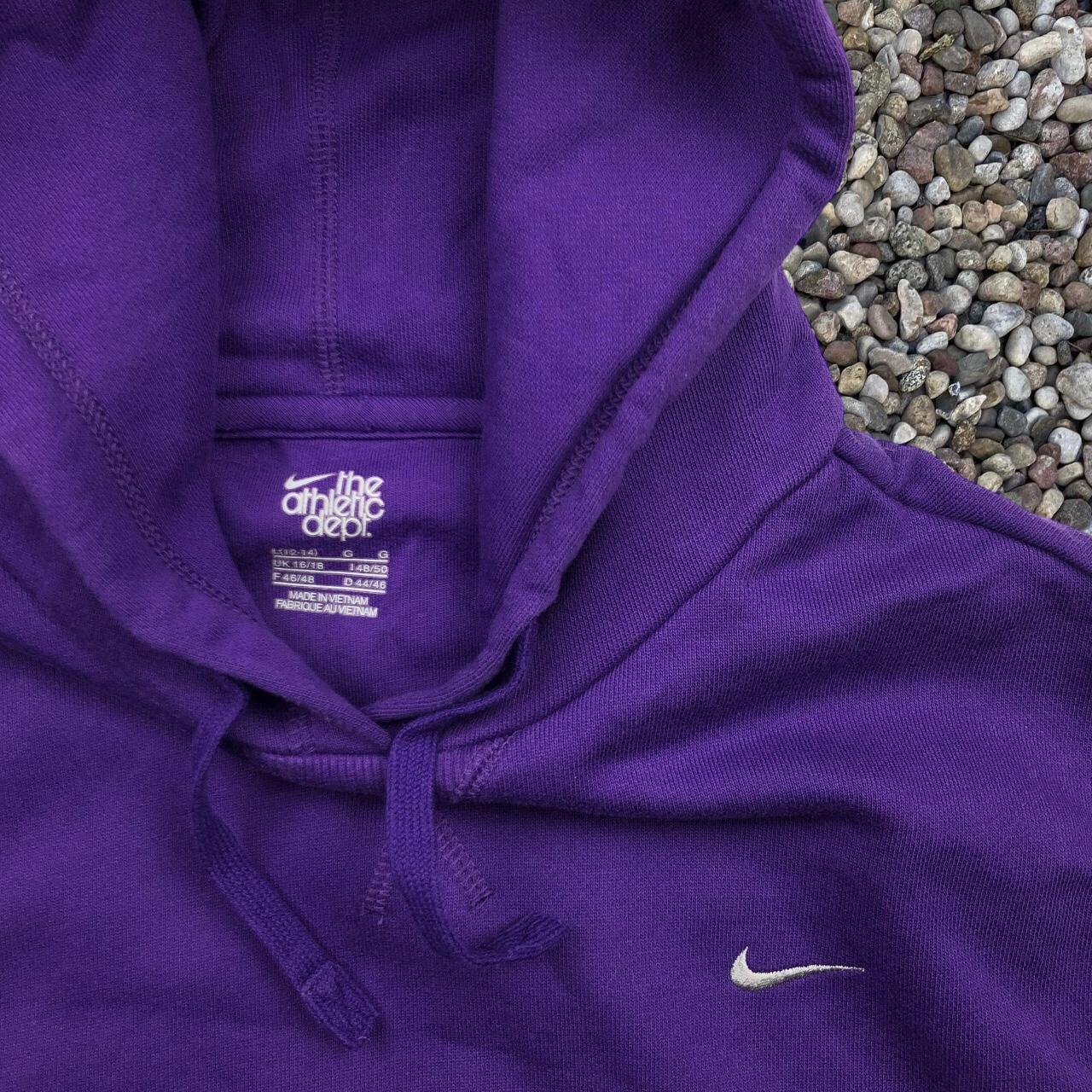 Nike Purple Hoodie Wmns 62 cm length x 50 cm p2p - Depop
