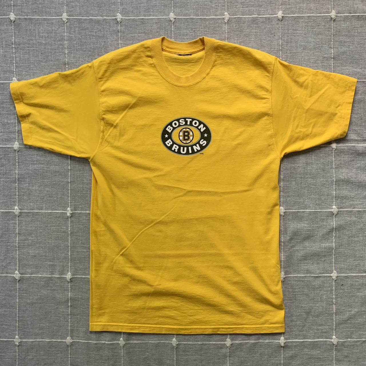 Yellow Players Pro Boston Bruins T-Shirt 🏷️ Tag : - Depop