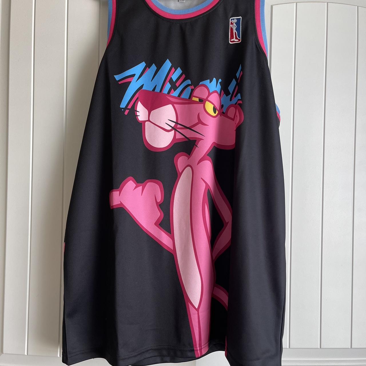 pink miami basketball jersey