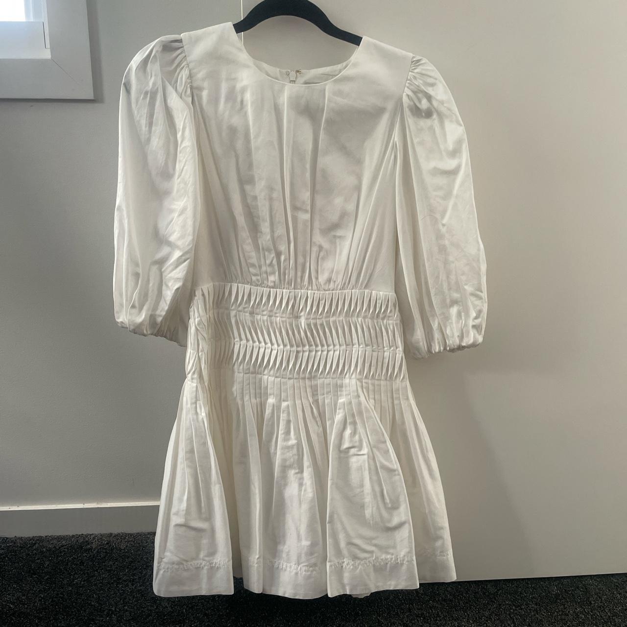 Aje Women's White Dress | Depop