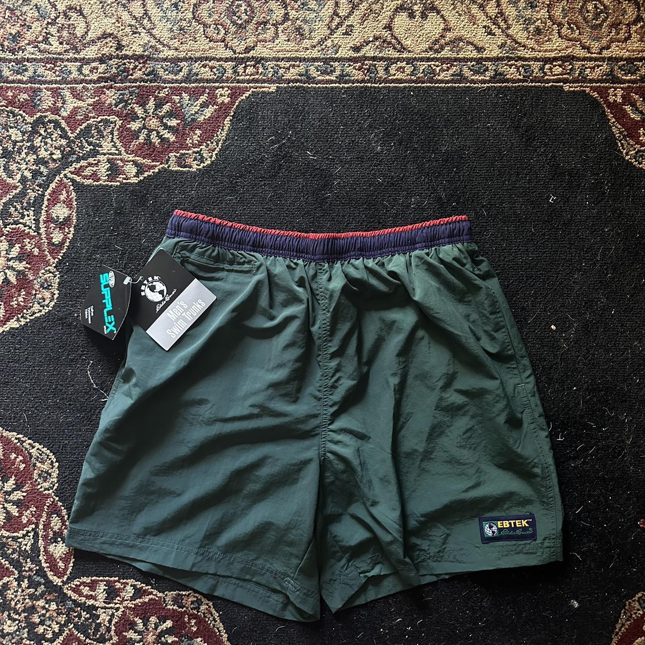 Vintage Eddie Bauer Nylon Shorts Swimwear WITH TAGS - Depop