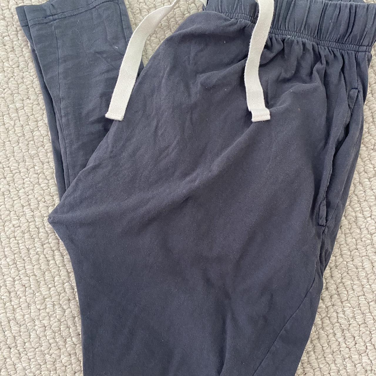 Bassike cotton pants Drop crutch Good condition... - Depop